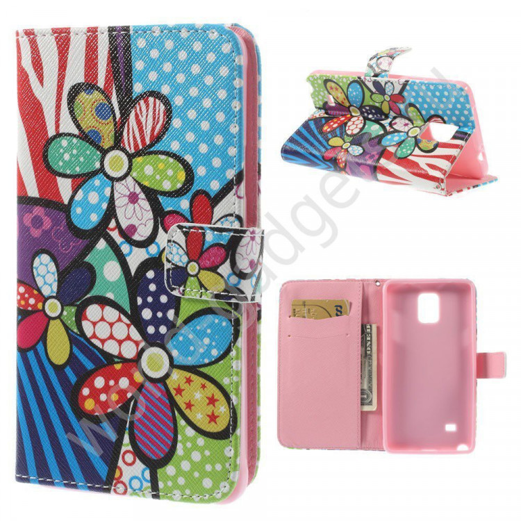 Чехол для Samsung Galaxy Note 4 (Цветы)