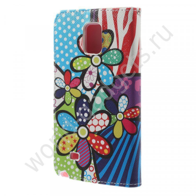 Чехол для Samsung Galaxy Note 4 (Цветы)