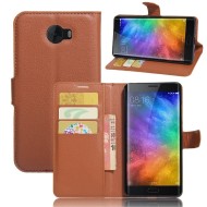 Чехол с визитницей для Xiaomi Mi Note 2 (коричневый)