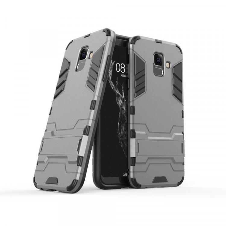 Чехол Duty Armor для Samsung Galaxy A6+ (Plus) (серый)