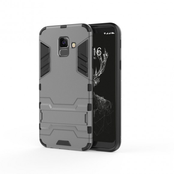 Чехол Duty Armor для Samsung Galaxy A6+ (Plus) (серый)