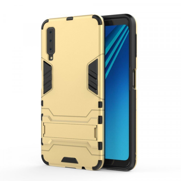 Чехол Duty Armor для Samsung Galaxy A7 (2018) (золотой)