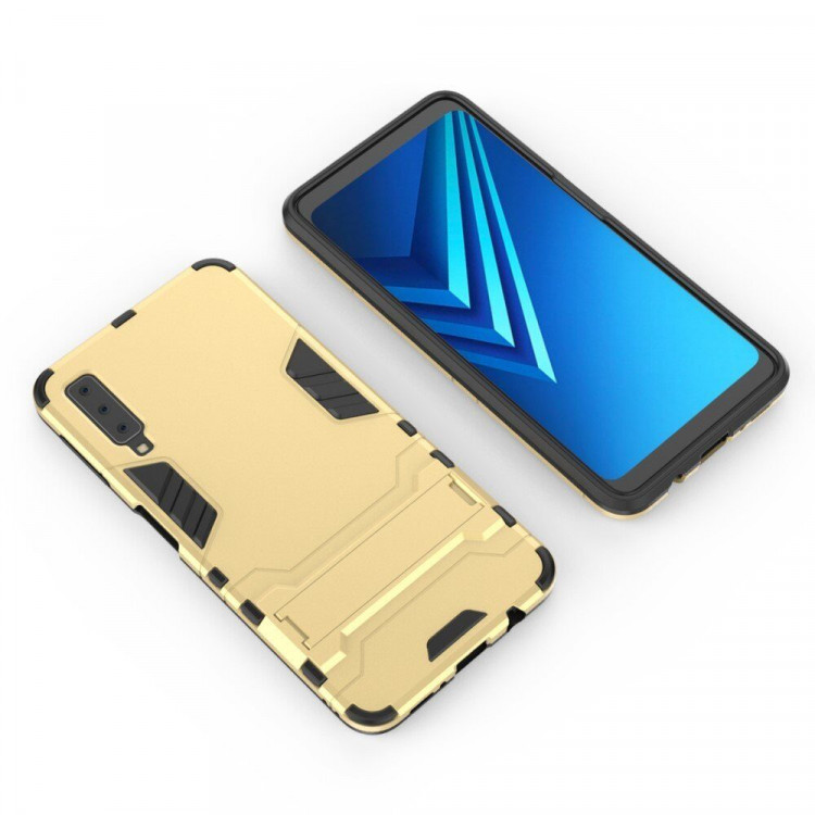 Чехол Duty Armor для Samsung Galaxy A7 (2018) (золотой)
