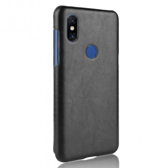Чехол Litchi Texture для Xiaomi Mi Mix 3 (черный)