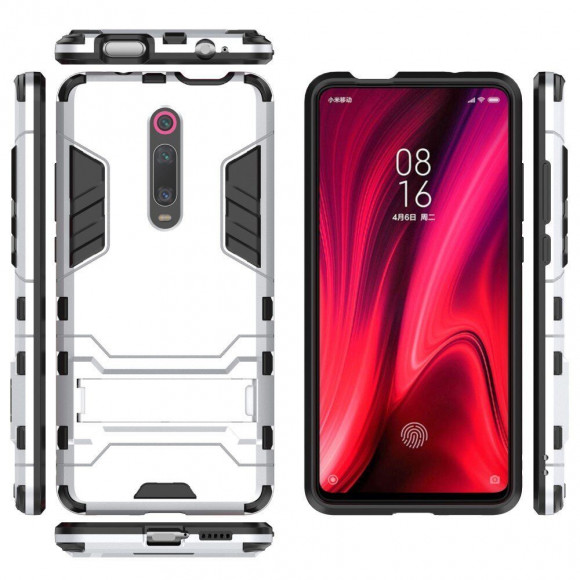 Чехол Duty Armor для Xiaomi Redmi K20 / Redmi K20 Pro / Xiaomi Mi 9T / Mi 9T Pro (серебряный)