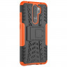 Чехол Hybrid Armor для Xiaomi Redmi Note 8 Pro (черный + оранжевый)