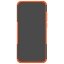 Чехол Hybrid Armor для Xiaomi Redmi Note 8 Pro (черный + оранжевый)