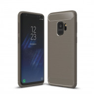 Чехол-накладка Carbon Fibre для Samsung Galaxy S9 (серый) Чехол-накладка Carbon Fibre для Samsung Galaxy S9 (серый)