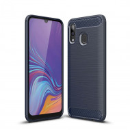 Чехол-накладка Carbon Fibre для Samsung Galaxy A30 / Galaxy A20 (темно-синий) Чехол-накладка Carbon Fibre для Samsung Galaxy A30 / Galaxy A20 (темно-синий)