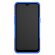 Чехол Hybrid Armor для Samsung Galaxy A10s (черный + голубой)