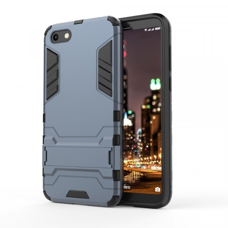 Чехол Duty Armor для Huawei Y5 Prime (2018) / Y5 lite (2018) / Huawei Honor 7A (DUA-L22) Российская версия (темно-синий)
