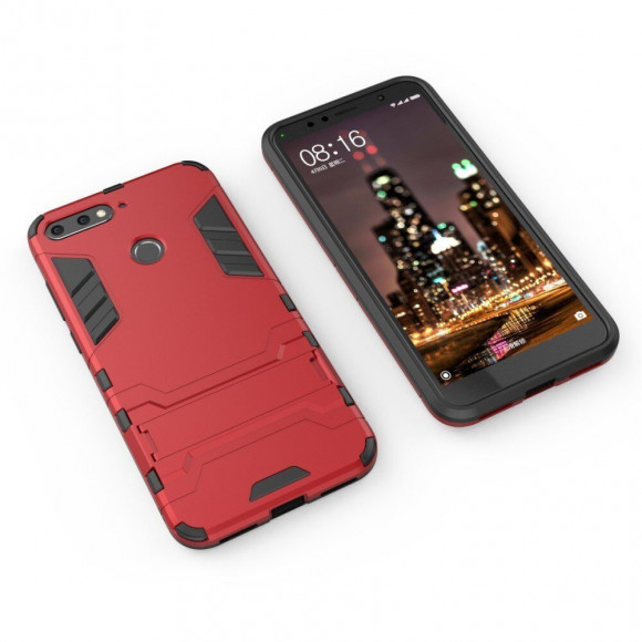 Чехол Duty Armor для Huawei Y6 Prime (2018) / Honor 7A / Honor 7C (AUM-L41) / Honor 7A Pro (AUM-L29) (красный)