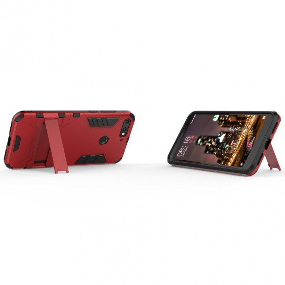 Чехол Duty Armor для Huawei Y6 Prime (2018) / Honor 7A / Honor 7C (AUM-L41) / Honor 7A Pro (AUM-L29) (красный)