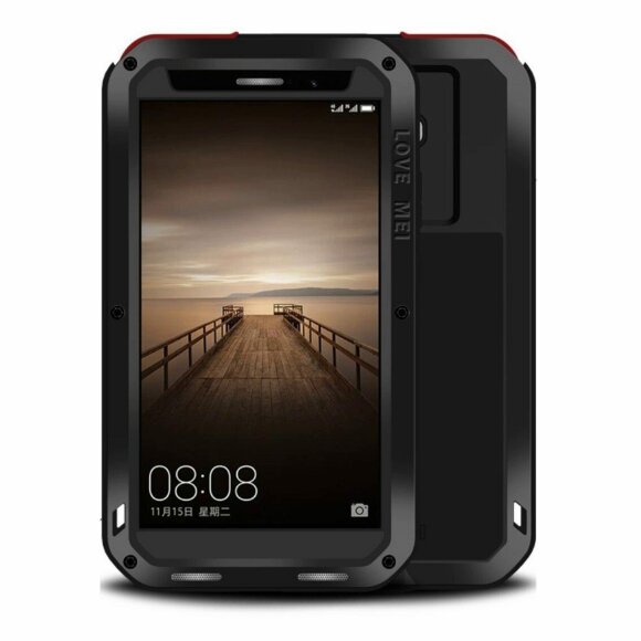 Гибридный чехол LOVE MEI для Huawei Mate 9 (черный)