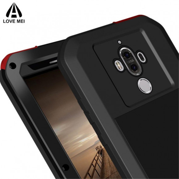 Гибридный чехол LOVE MEI для Huawei Mate 9 (черный)