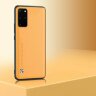 Чехол из искусственной кожи для Samsung Galaxy S20 Plus (желтый)