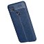 Чехол-накладка Litchi Grain для Xiaomi Redmi 10A (темно-синий)