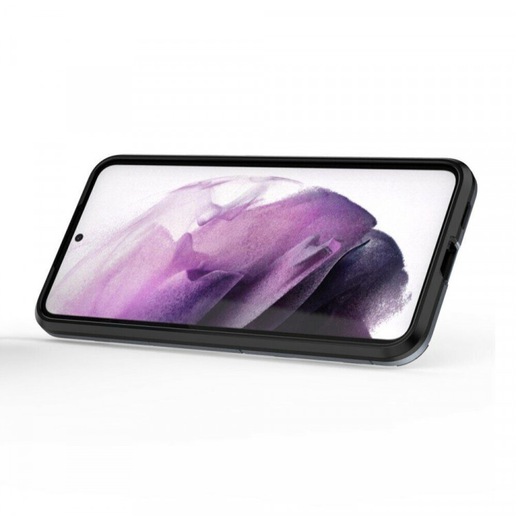 Чехол Armor Ring Holder для Samsung Galaxy S22 (темно-синий)