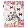 Универсальный чехол Coloured Drawing для планшета 10 дюймов (Eiffel Tower)
