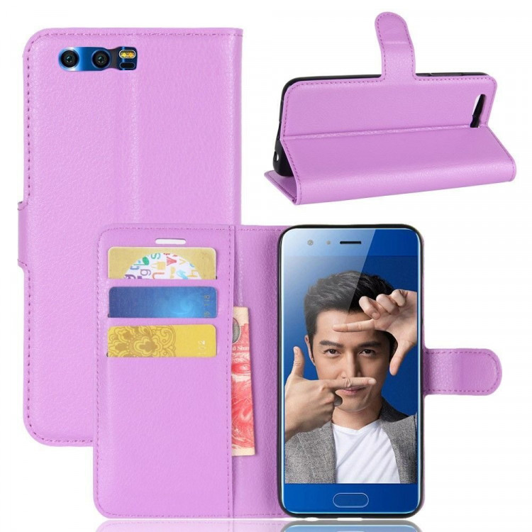 Чехол с визитницей для Huawei Honor 9 (фиолетовый)