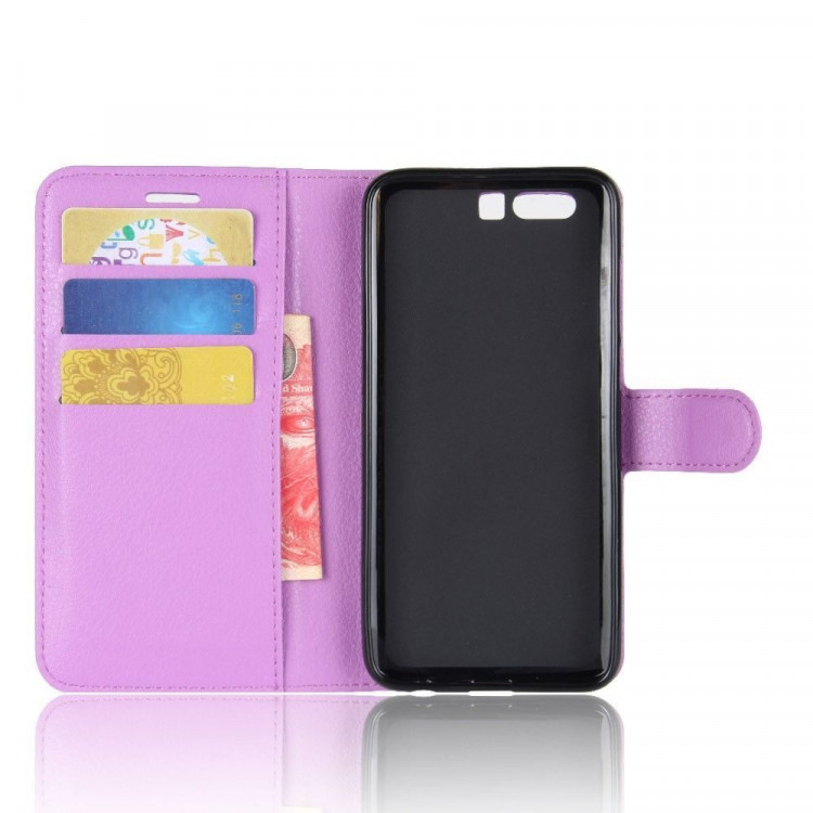 Чехол с визитницей для Huawei Honor 9 (фиолетовый)