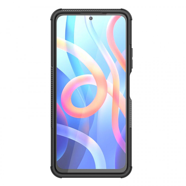 Чехол Hybrid Armor для Xiaomi Poco M4 Pro 5G (черный)