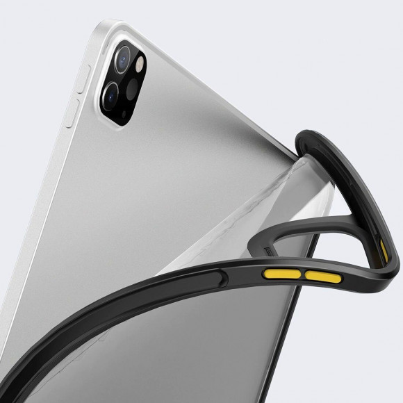 Чехол Protective для iPad Pro 12.9 дюйма (2022, 2021, 2020, 2018) (черный)