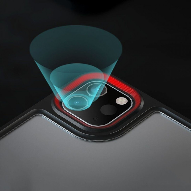 Чехол Protective для iPad Pro 12.9 дюйма (2022, 2021, 2020, 2018) (черный)