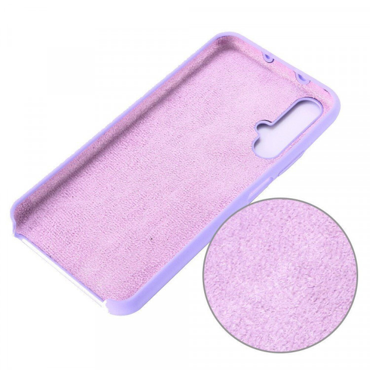 Силиконовый чехол Mobile Shell для Huawei nova 5T / Honor 20 (фиолетовый)