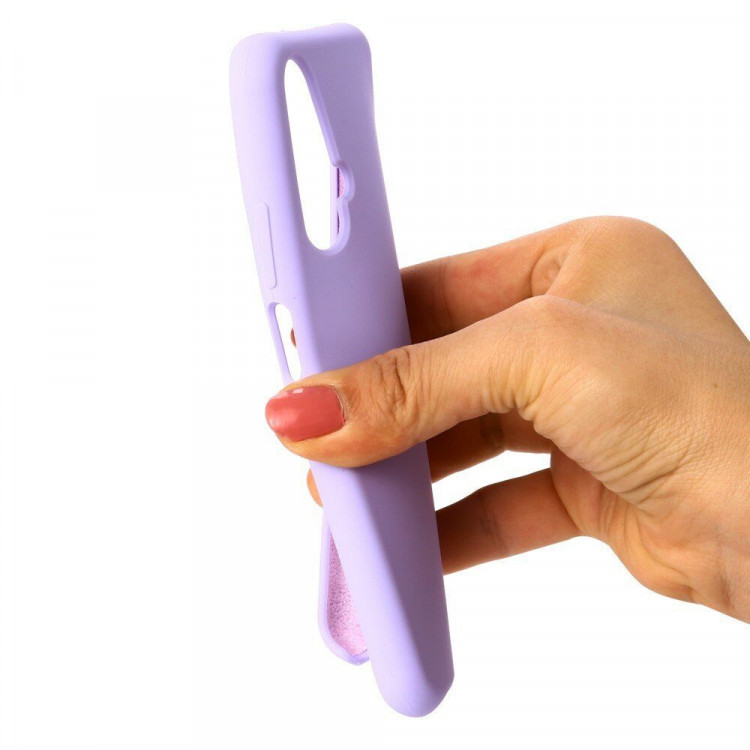 Силиконовый чехол Mobile Shell для Huawei nova 5T / Honor 20 (фиолетовый)