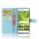 Чехол с визитницей для Huawei P10 Plus (голубой)