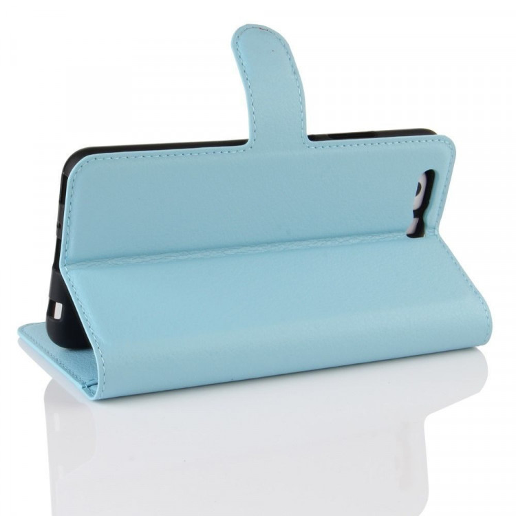 Чехол с визитницей для Huawei P10 Plus (голубой)