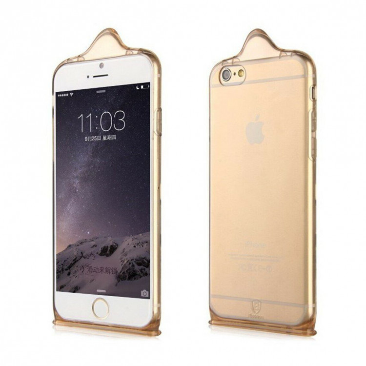 Чехол BASEUS iCondom для iphone 6 / 6S (золотой)