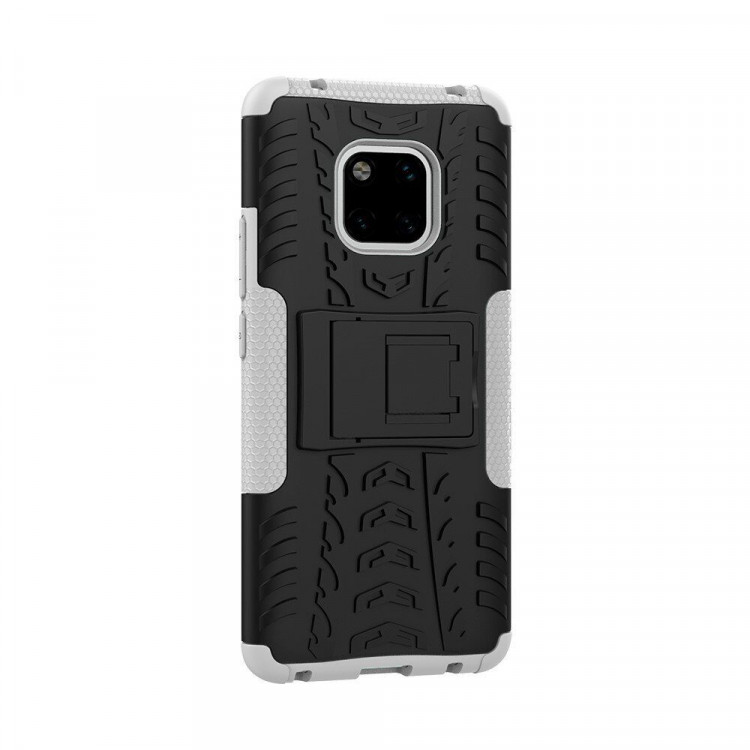 Чехол Hybrid Armor для Huawei Mate 20 Pro (черный + белый)
