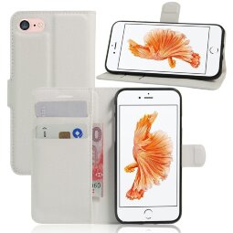 Чехол с визитницей для iPhone 7 / iPhone 8 / iPhone SE (2020) / iPhone SE (2022) (белый)