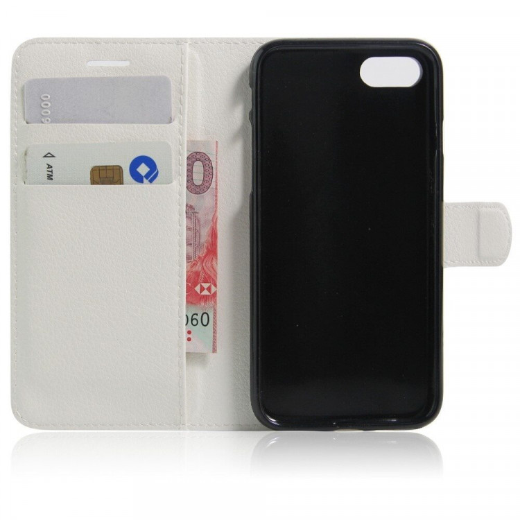 Чехол с визитницей для iPhone 7 / iPhone 8 / iPhone SE (2020) / iPhone SE (2022) (белый)