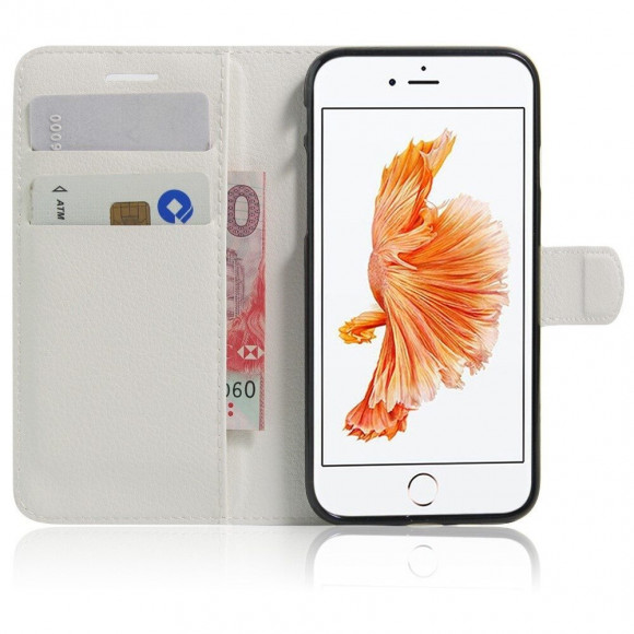 Чехол с визитницей для iPhone 7 / iPhone 8 / iPhone SE (2020) / iPhone SE (2022) (белый) Чехол с визитницей для iPhone 7 / iPhone 8 / iPhone SE (2020) / iPhone SE (2022) (белый)