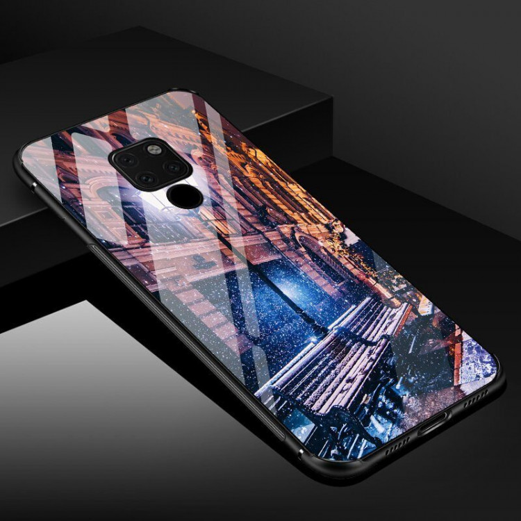 Чехол-накладка для Huawei Mate 20 (Street Lamp)