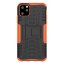 Чехол Hybrid Armor для iPhone 11 Pro Max (черный + оранжевый)
