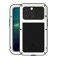 Гибридный чехол LOVE MEI для iPhone 13 Pro Max (белый) Гибридный чехол LOVE MEI для iPhone 13 Pro Max (белый)