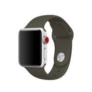 Спортивный ремешок для Apple Watch 42 и 44мм (темно-зеленый)