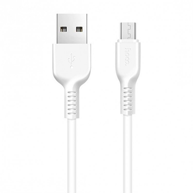 Кабель HOCO micro usb - 1 метр (белый)