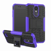 Чехол Hybrid Armor для LG K8 (2018) / K9 (черный + фиолетовый)