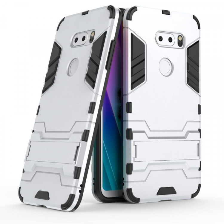 Чехол Duty Armor для LG V30s (серебряный)
