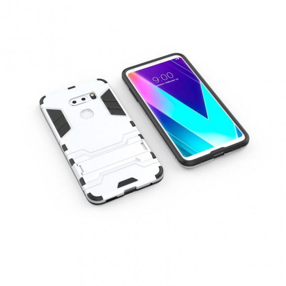 Чехол Duty Armor для LG V30s (серебряный) Чехол Duty Armor для LG V30s (серебряный)
