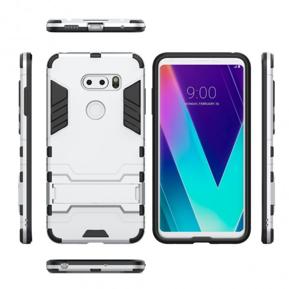 Чехол Duty Armor для LG V30s (серебряный) Чехол Duty Armor для LG V30s (серебряный)