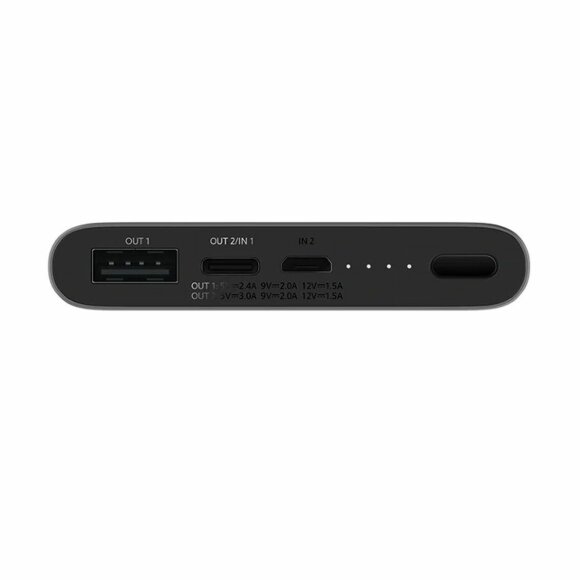 Внешний аккумулятор Xiaomi Mi Power Bank 3 10000 mAh Type-C (черный)