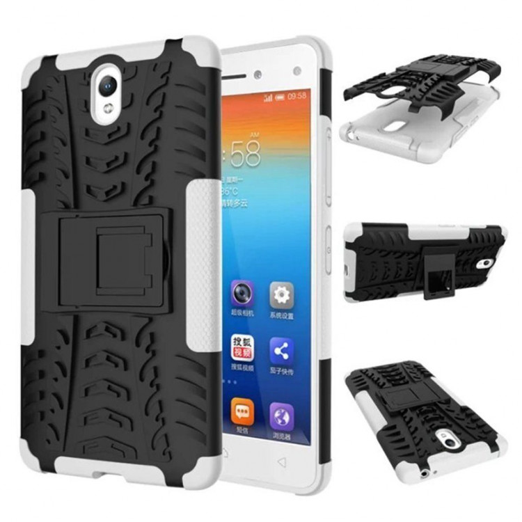 Чехол Hybrid Armor для Lenovo Vibe S1 (черный + белый)