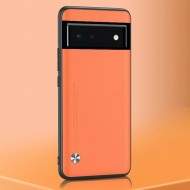 Чехол из искусственной кожи для Google Pixel 6 Pro (оранжевый) Чехол из искусственной кожи для Google Pixel 6 Pro (оранжевый)