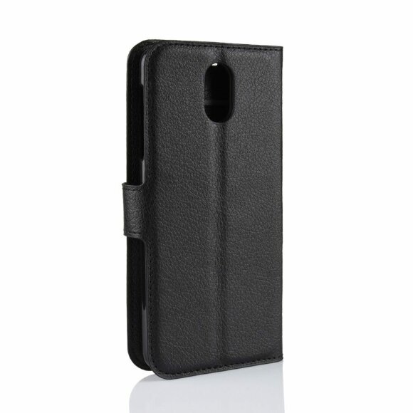 Чехол с визитницей для Nokia 3.1 (черный) Чехол с визитницей для Nokia 3.1 (черный)